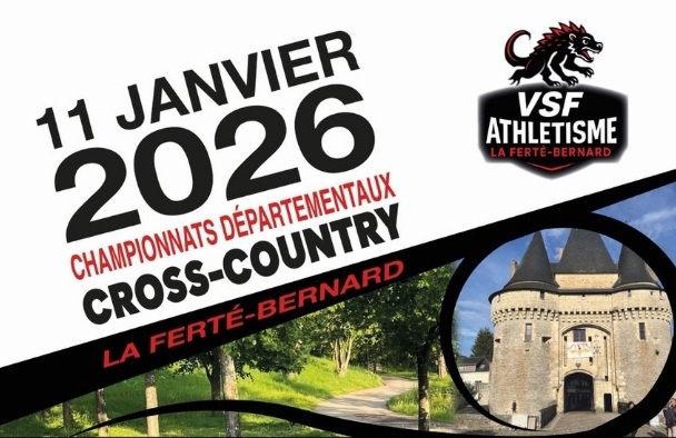 Départementaux de Cross à La Ferté-Bernard : une belle moisson de qualifications !