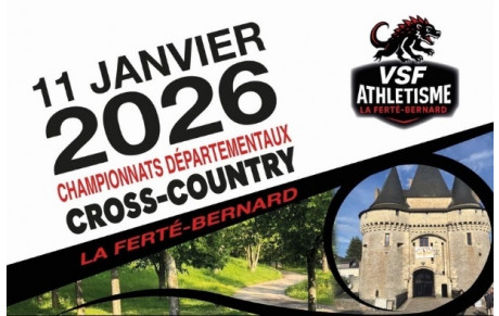 Départementaux de Cross à La Ferté-Bernard : une belle moisson de qualifications !